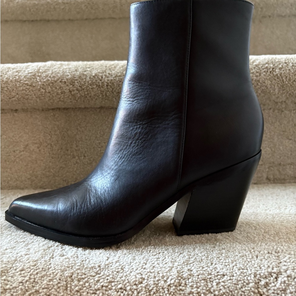 Marc Fisher Black Heeled Boots